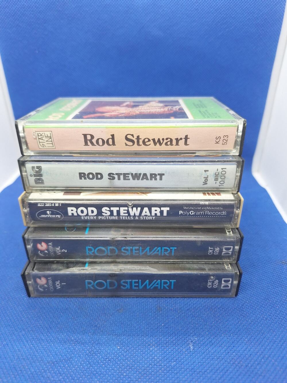 Rod Stewart Cassette Lot 5 Imports Pushbike Cambra Star Line Spain Mercury